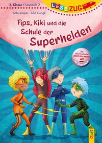 Produktbild: LESEZUG/2. Klasse &ndash; Lesestufe 2: Fips, Kiki und die Schule der Superhelden