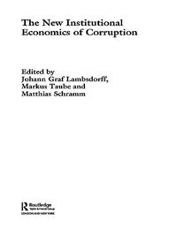 Produktbild: The New Institutional Economics of Corruption