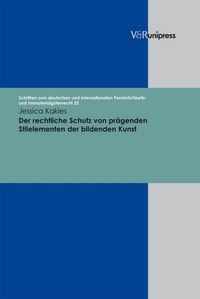 Produktbild: Der rechtliche Schutz von pr&auml;genden Stilelementen der bildenden Kunst