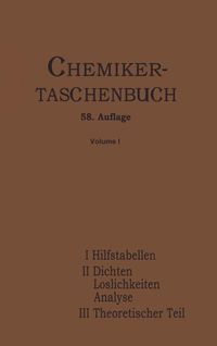 Produktbild: Chemiker-Taschenbuch