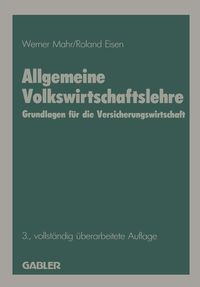 Produktbild: Allgemeine Volkswirtschaftslehre
