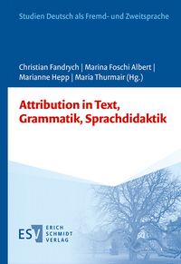 Produktbild: Attribution in Text, Grammatik, Sprachdidaktik