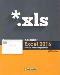 Produktbild: Aprender Excel 2016 : con 100 ejercicios pr&aacute;cticos