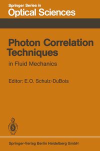 Produktbild: Photon Correlation Techniques in Fluid Mechanics