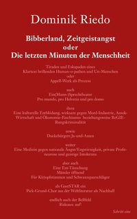 Produktbild: Bibberland, Zeitgeistangst oder Die letzten Minuten der Menschheit