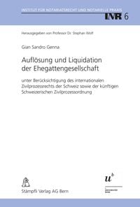 Produktbild: Aufl&ouml;sung und Liquidation der Ehegattengesellschaft