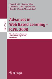 Produktbild: Advances in Web Based Learning - ICWL 2008