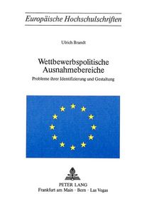 Produktbild: Wettbewerbspolitische Ausnahmebereiche