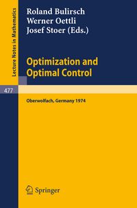 Produktbild: Optimization and Optimal Control