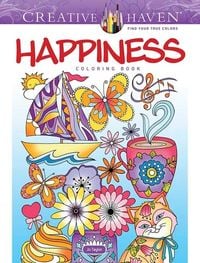 Produktbild: Creative Haven Happiness Coloring Book