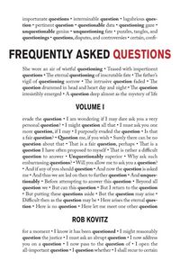 Produktbild: Frequently Asked Questions, Volume 1