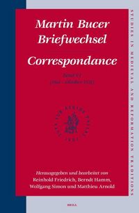 Produktbild: Martin Bucer Briefwechsel/Correspondance: Band VI (Mai - Oktober 1531)