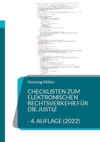 Produktbild: Checklisten zum elektronischen Rechtsverkehr f&uuml;r die Justiz