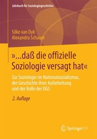 Produktbild: &raquo;... da&szlig; die offizielle Soziologie versagt hat&laquo;