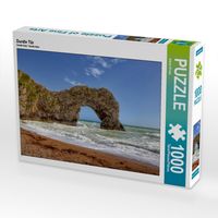 Produktbild: CALVENDO Puzzle Durdle T&uuml;r | 1000 Teile Lege-Gr&ouml;&szlig;e 64x48cm Foto-Puzzle f&uuml;r gl&uuml;ckliche Stunden
