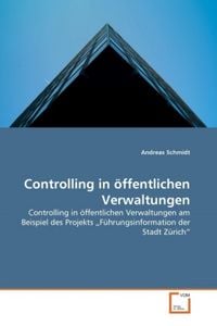 Produktbild: Schmidt, A: Controlling in &ouml;ffentlichen Verwaltungen