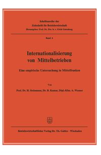 Produktbild: Internationalisierung von Mittelbetrieben