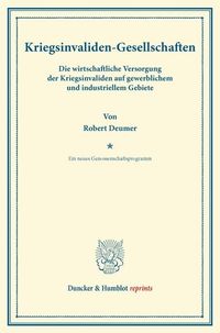 Produktbild: Kriegsinvaliden-Gesellschaften.
