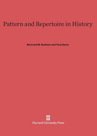 Produktbild: Pattern and Repertoire in History