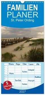 Produktbild: Familienplaner 2027 - St. Peter Ording 2027 mit 5 Spalten (Wandkalender, 21 x 45 cm) CALVENDO