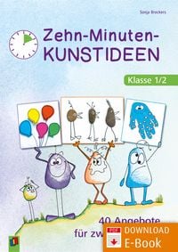 Produktbild: Zehn-Minuten-Kunstideen - Klasse 1/2
