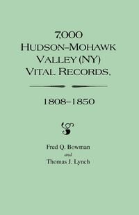Produktbild: 7,000 Hudson-Mohawk Valley (NY) Vital Records, 1808-1850