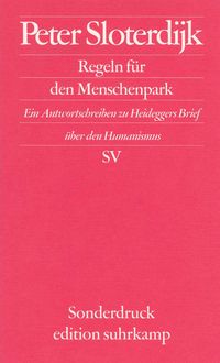 Bild vom Artikel Regeln für den Menschenpark vom Autor Peter Sloterdijk