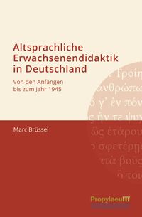 Produktbild: Altsprachliche Erwachsenendidaktik in Deutschland