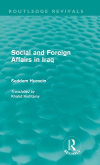 Produktbild: Social and Foreign Affairs in Iraq (Routledge Revivals)