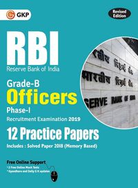 Produktbild: RBI 2019 - Grade B Officers Ph I - 12 Practice Papers