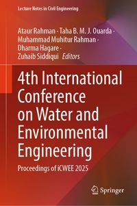 Produktbild: 4th International Conference on Water and Environmental Engineering