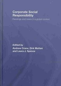 Produktbild: Corporate Social Responsibility: Readings and Cases in a Global Context