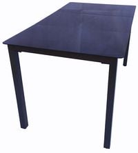 Produktbild: Aluminium Glas Gartentisch Balkontisch 140x80 cm