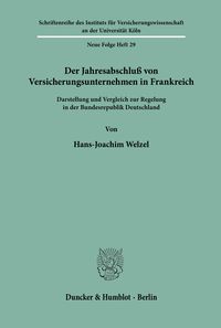 Produktbild: Der Jahresabschlu&szlig; von Versicherungsunternehmen in Frankreich.