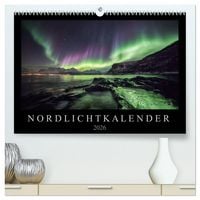 Produktbild: Nordlichtkalender (hochwertiger Premium Wandkalender 2026 DIN A2 quer), Kunstdruck in Hochglanz