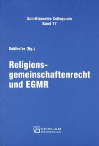 Produktbild: Religionsgemeinschaftenrecht und EGMR