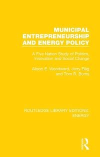 Produktbild: Municipal Entrepreneurship and Energy Policy