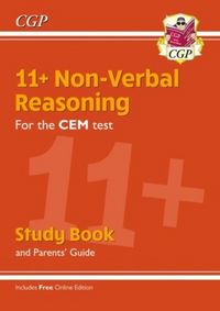 Produktbild: 11+ CEM Non-Verbal Reasoning Study Book (with Parents' Guide & Online Edition)