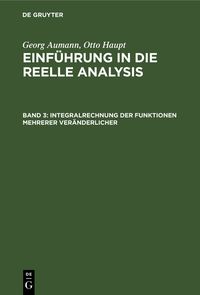 Produktbild: Integralrechnung der Funktionen mehrerer Ver&auml;nderlicher