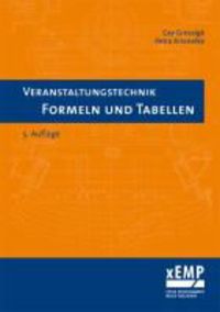 Bild vom Artikel Veranstaltungstechnik. Formeln und Tabellen vom Autor Petra Krienelke