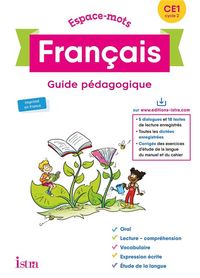Produktbild: Espace mots francais ce1 guide