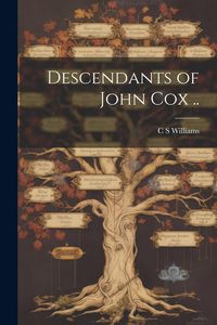 Produktbild: Descendants of John Cox ..
