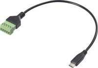 Produktbild: Renkforce USB-C&reg; Adapterkabel [1x USB-C&reg; Stecker - 1x Klemmanschluss] RF-6443952 30 cm PVC-Mantel