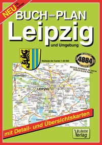 Produktbild: Buchstadtplan Leipzig und Umgebung