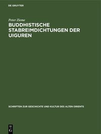 Produktbild: Buddhistische Stabreimdichtungen der Uiguren