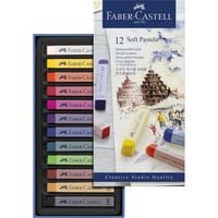 Produktbild: Faber-Castell Softpastellkreiden, 12er Set Etui
