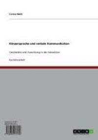 Produktbild: K&ouml;rpersprache und verbale Kommunikation