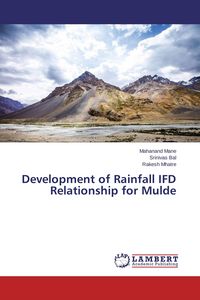 Produktbild: Development of Rainfall IFD Relationship for Mulde