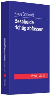 Produktbild: Bescheide richtig abfassen