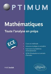 Produktbild: Math&eacute;matiques : Toute l'analyse en pr&eacute;pa ECE